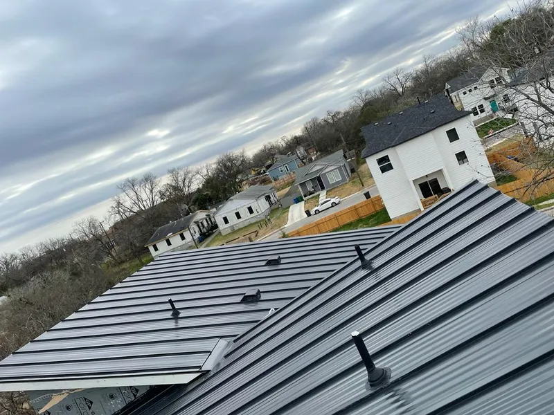 Standing seam metal roof panels with vents for Skylight Repair in Tell City